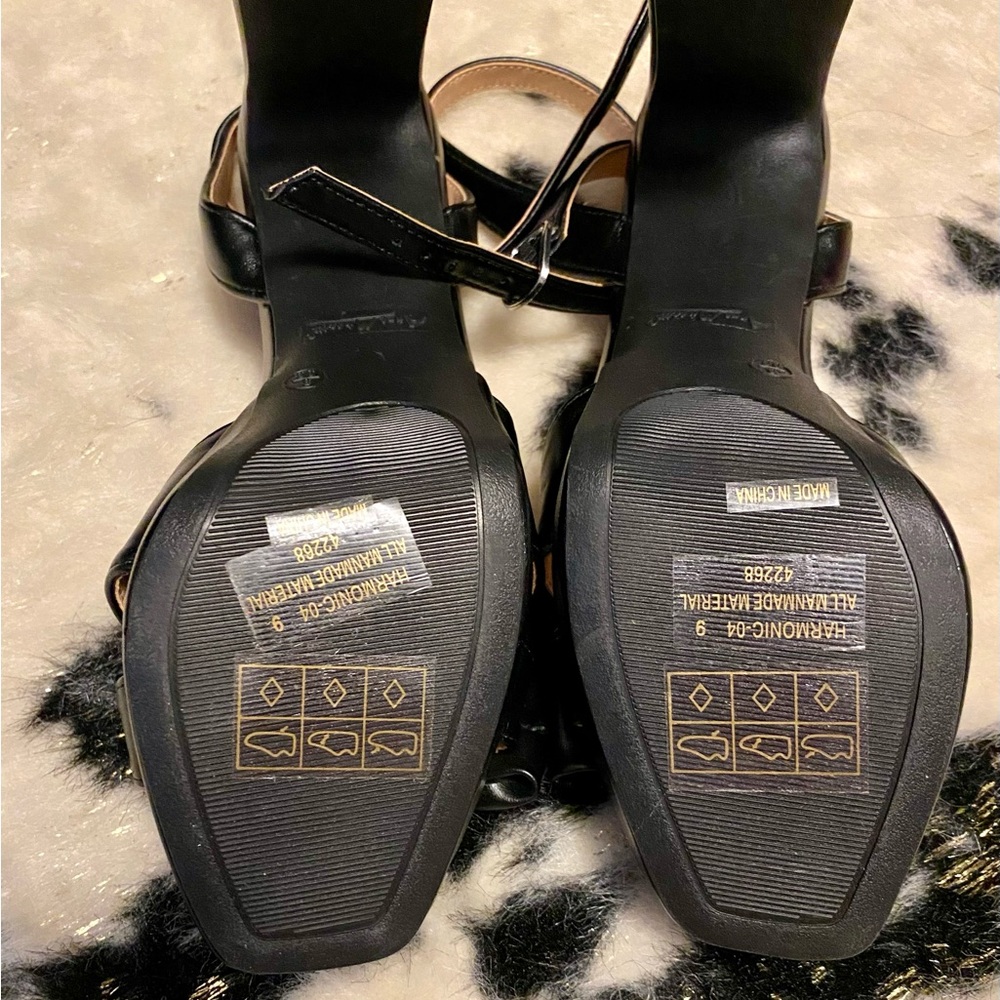 Anne Michelle Black Heels with Oversized Bow NEW 🗃️ Size 10/EU 40 - Picture 8 of 8